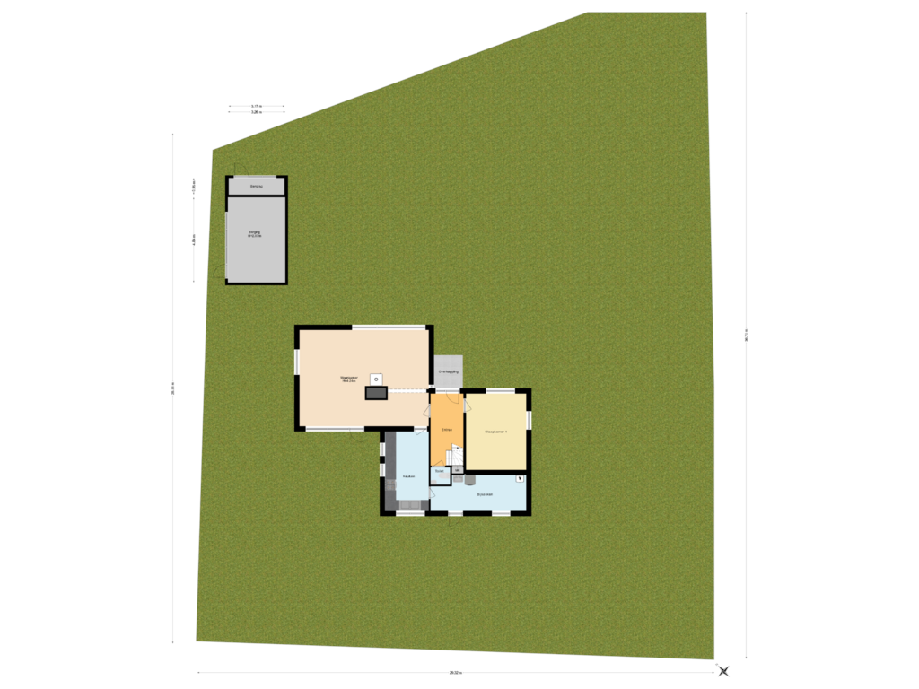 Bekijk plattegrond van Situatie van Wolphert van Brederodeweg 1