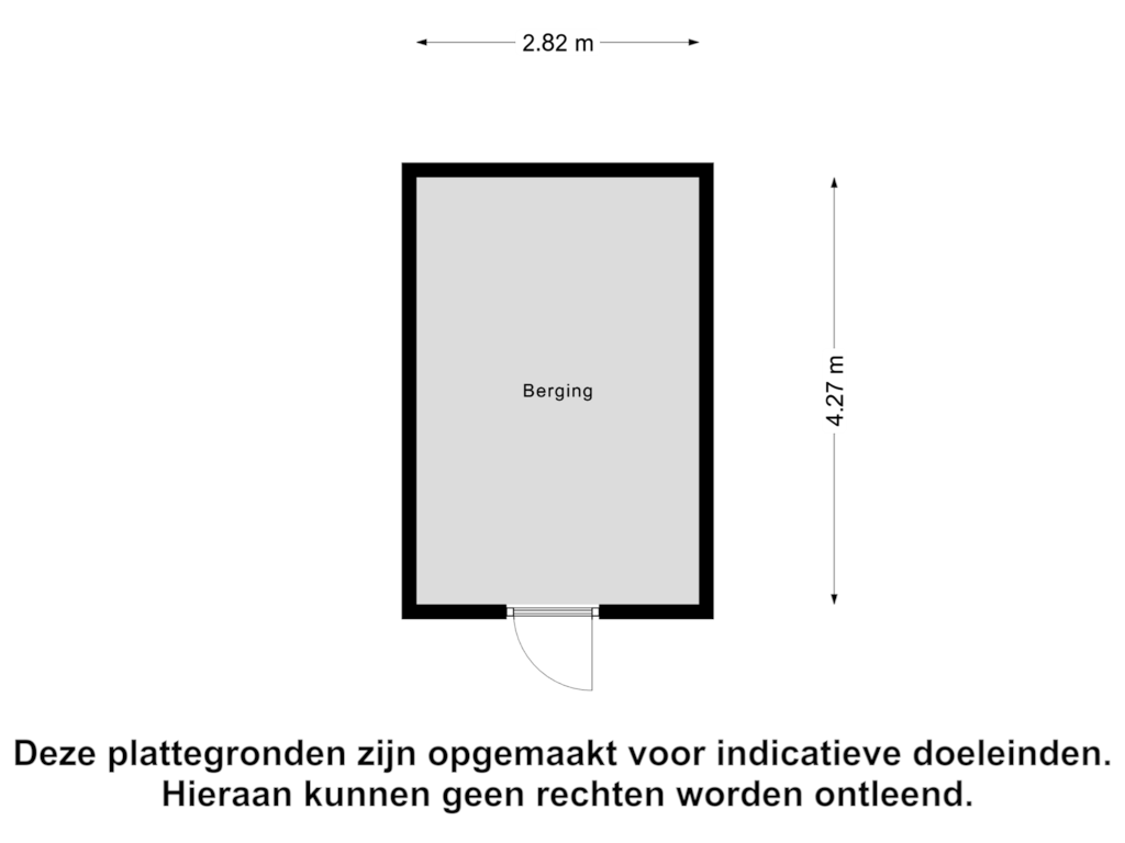 View floorplan of Berging of Koraal 14