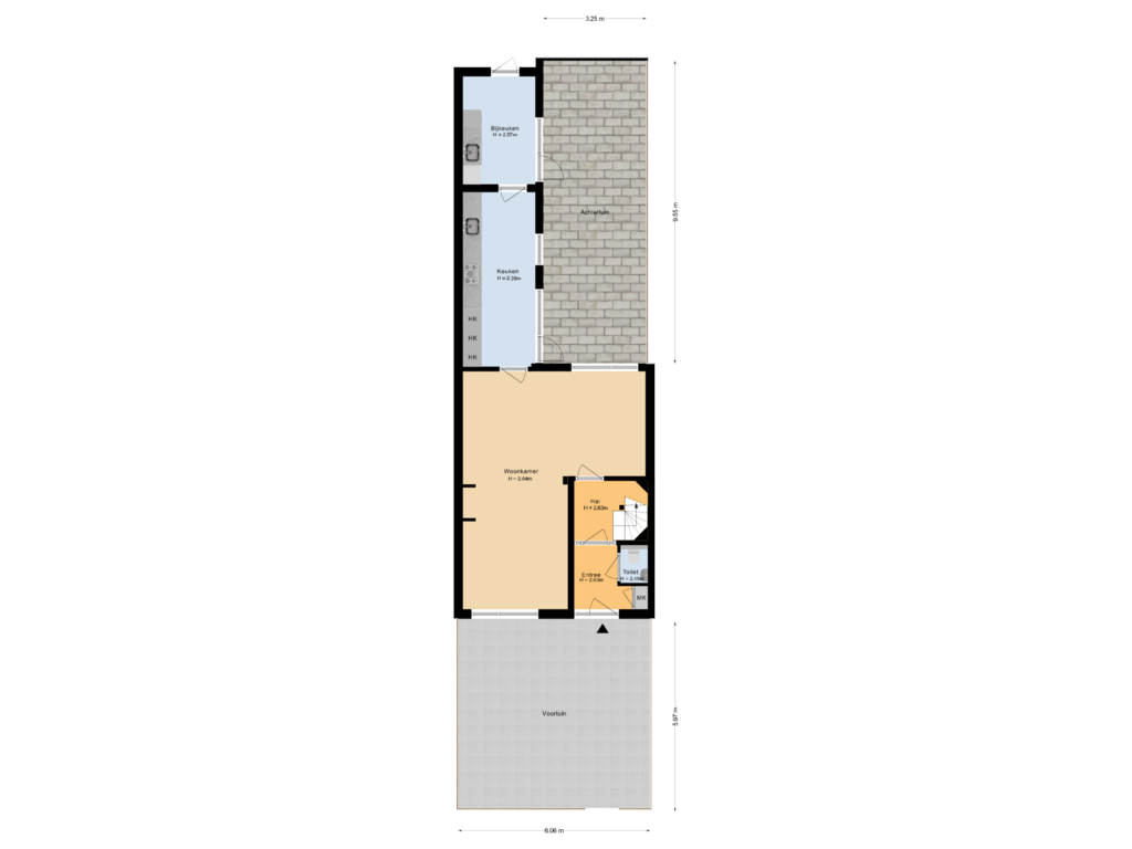 View floorplan of Situatie of Kamilleveld 3