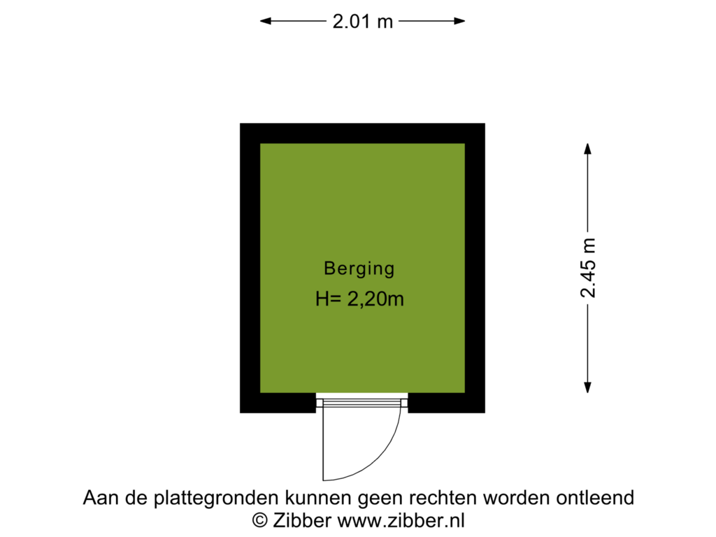 Bekijk plattegrond van Berging van Stationsplein 52