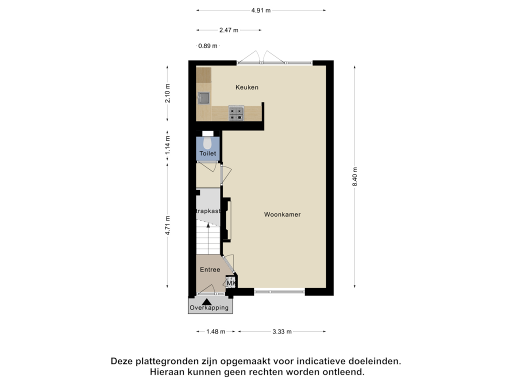 Bekijk plattegrond van Begane Grond van Zonneweg 20