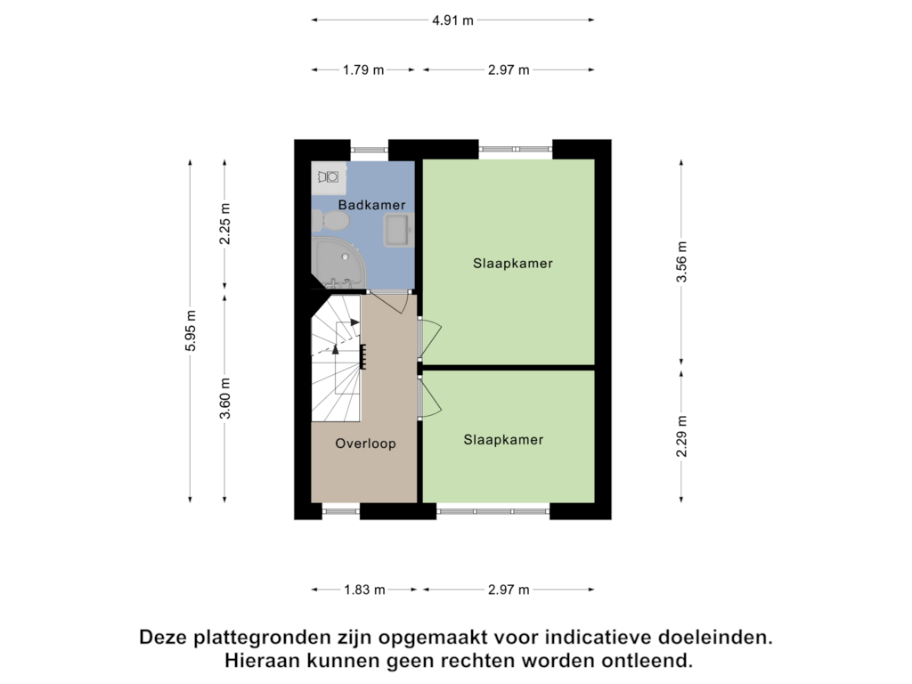 Bekijk plattegrond van Eerste Verdieping van Zonneweg 20