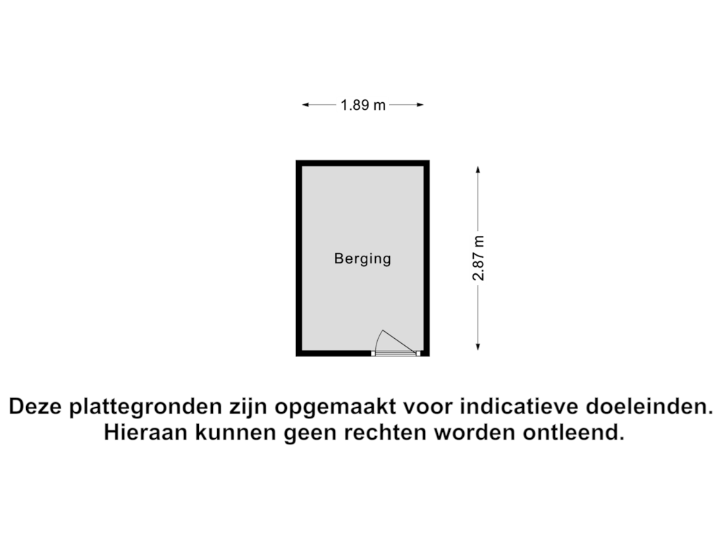 Bekijk plattegrond van Berging van Zonneweg 20