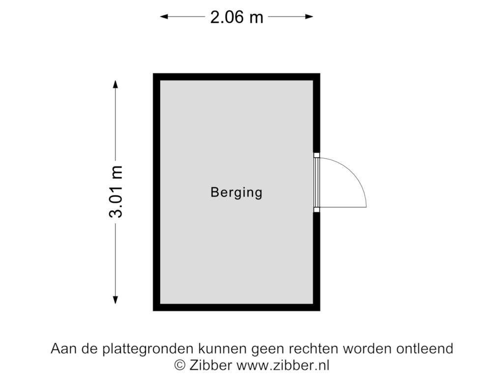 Bekijk plattegrond van Berging van De Bloemert 1-231