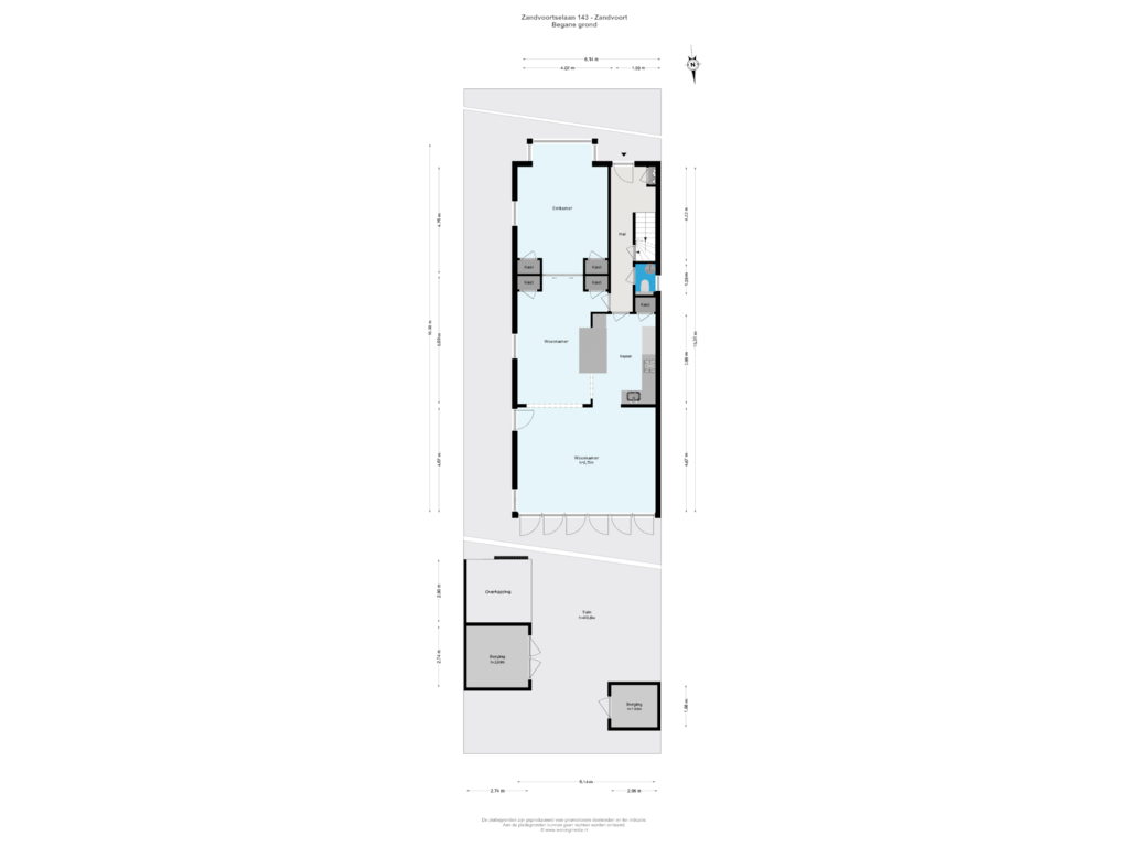 Bekijk plattegrond van Begane grond van Zandvoortselaan 143