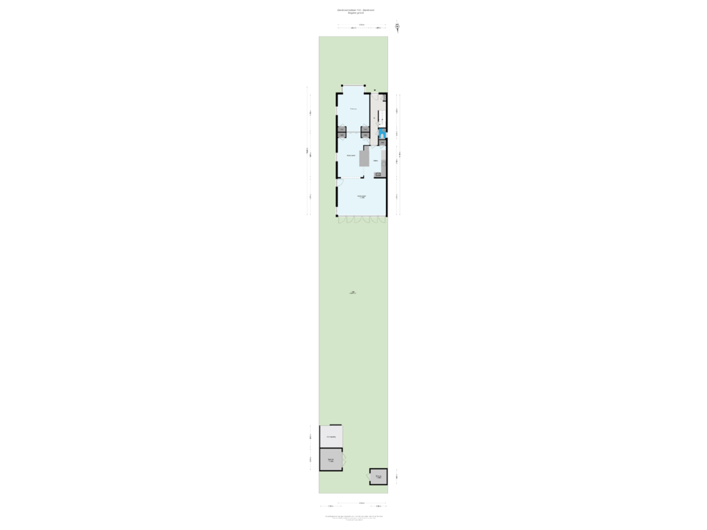 Bekijk plattegrond van Perceeltekening van Zandvoortselaan 143