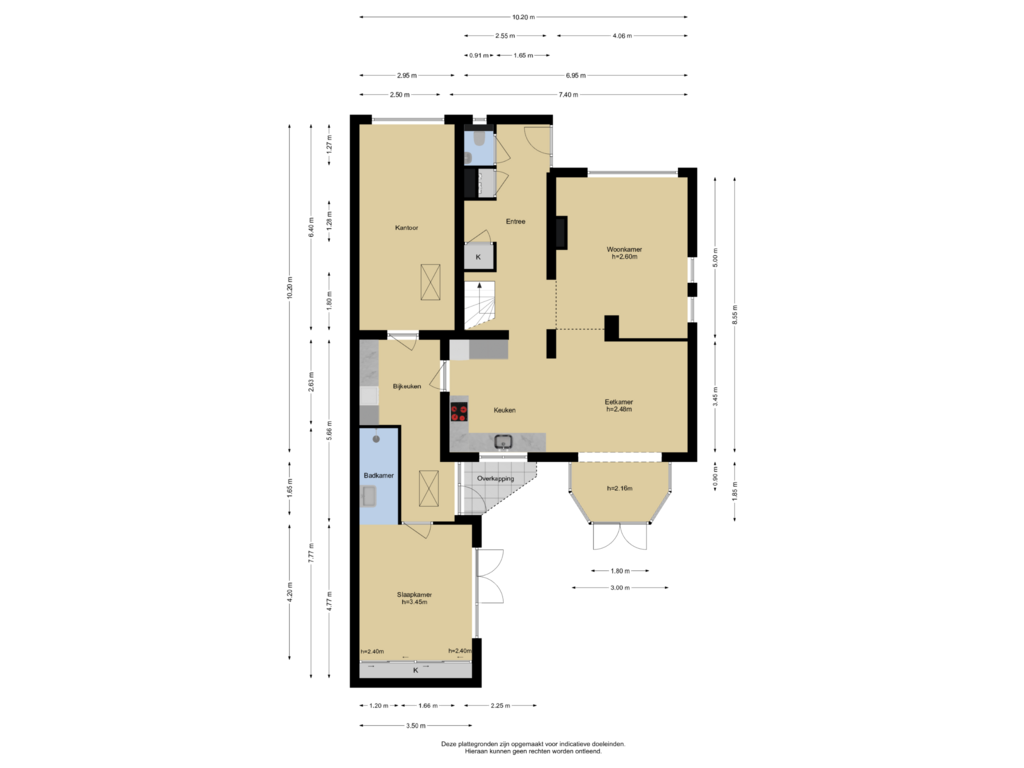 Bekijk plattegrond van Begane grond van Spreeuwenstein 17