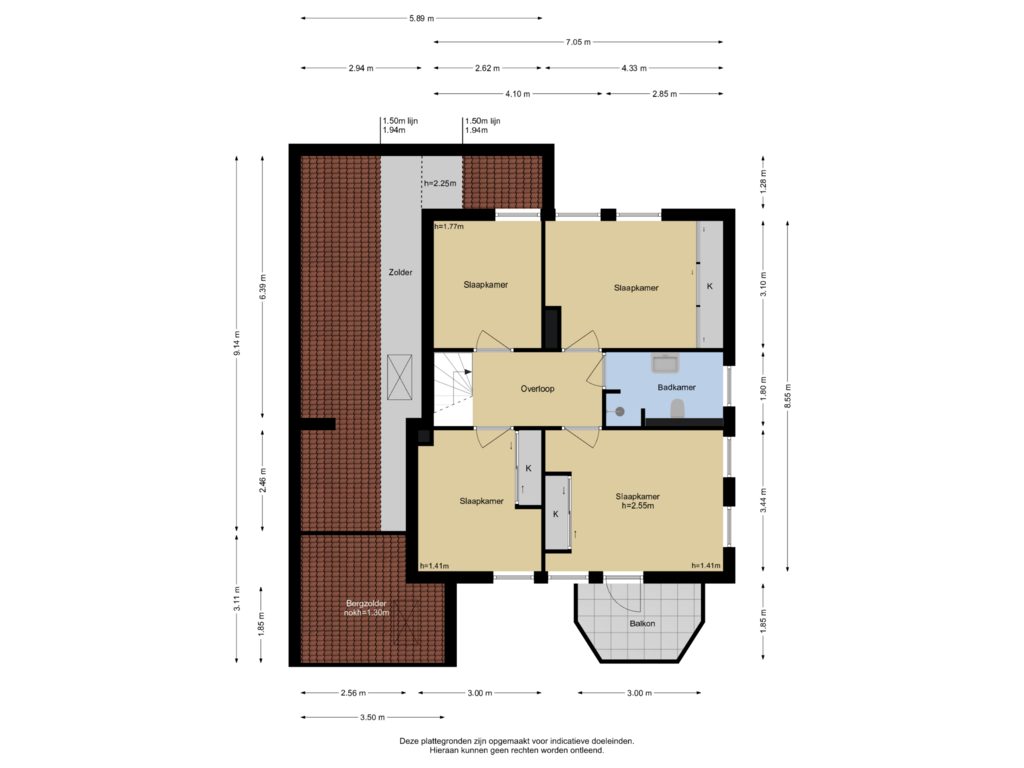 Bekijk plattegrond van Verdieping 1 van Spreeuwenstein 17