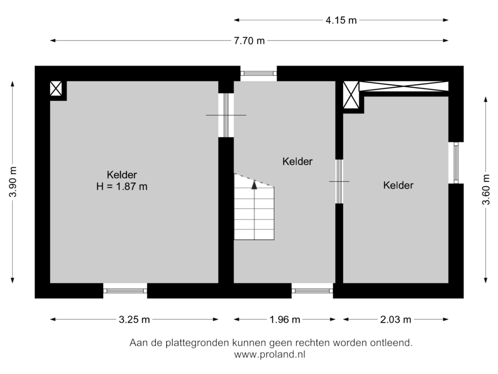 Bekijk plattegrond van Kelder van Burgermeister Brüningstrasse 32