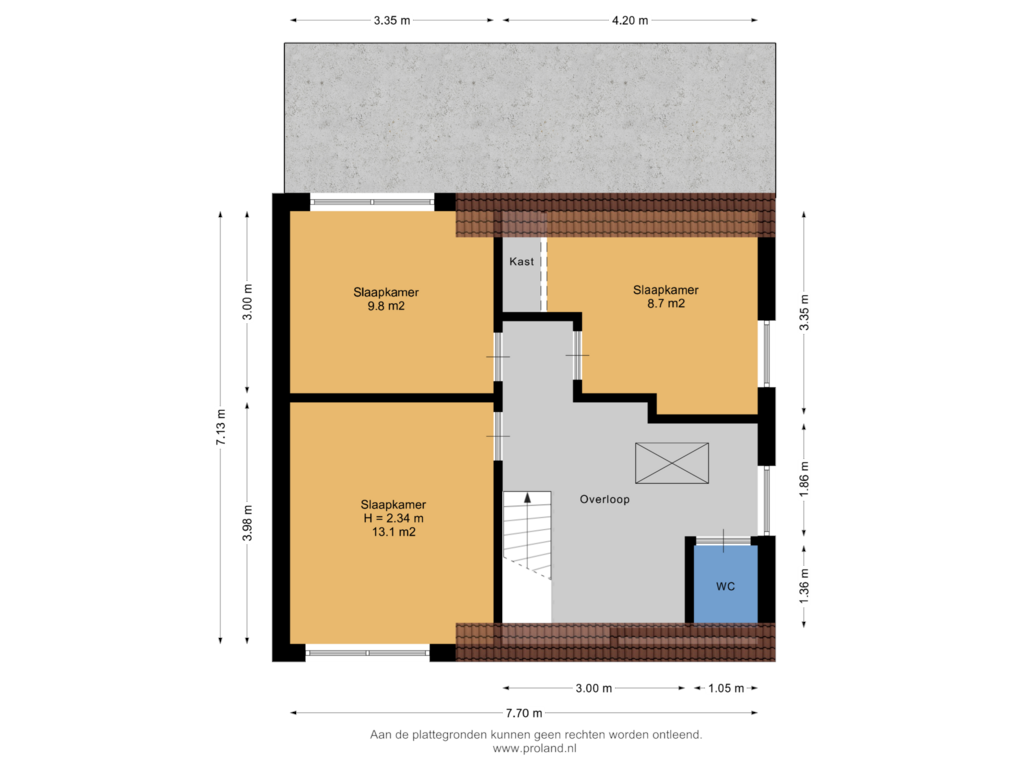 Bekijk plattegrond van 1e Verdieping van Burgermeister Brüningstrasse 32