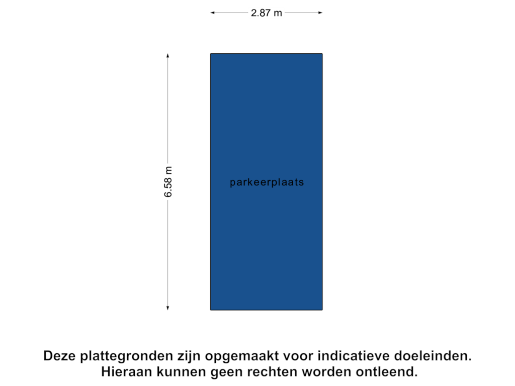 View floorplan of Parkeerplaats of Prins Frederikplein 525