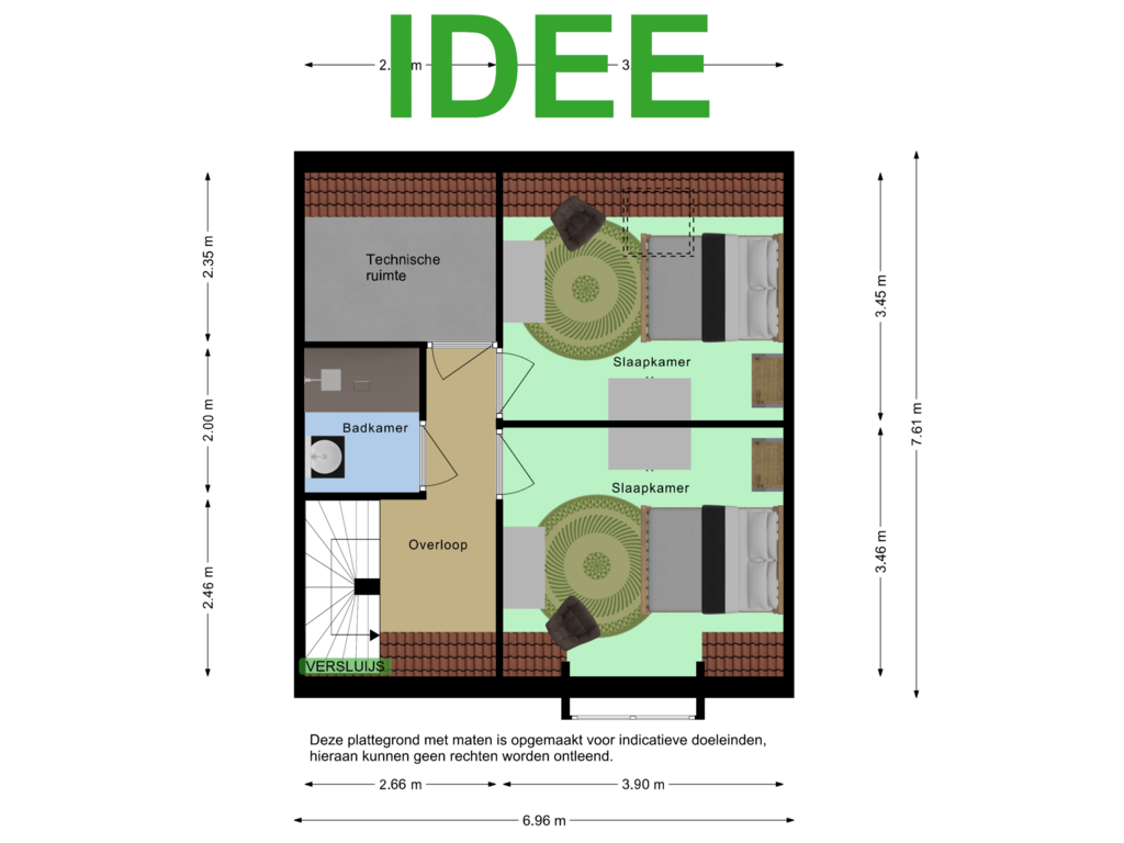 View floorplan of Second floor IDEE of Haven 54