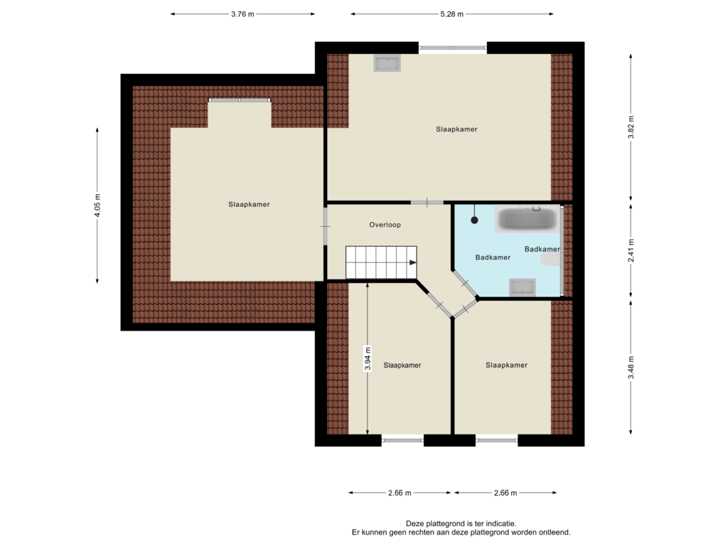 Bekijk plattegrond van Verdieping van Krommaat 20