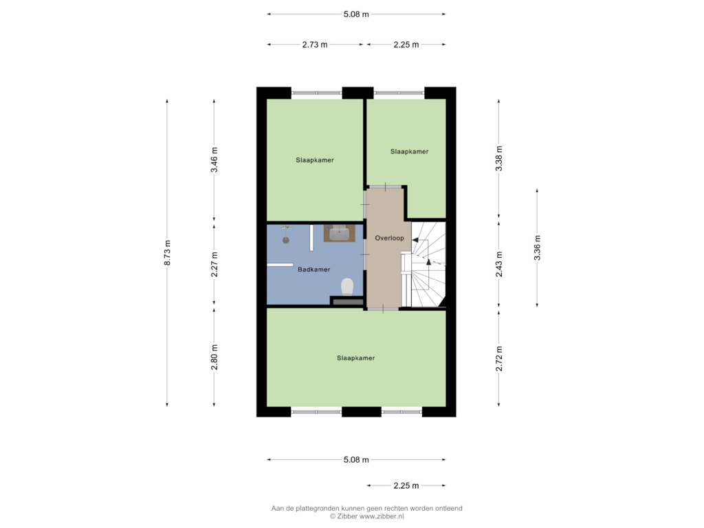 Bekijk plattegrond van Eerste Verdieping van Keizersmantel 40