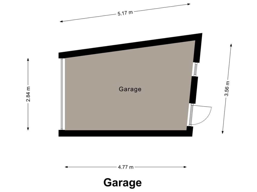 Bekijk plattegrond van Garage van Louis Beerenbrouckstraat 44