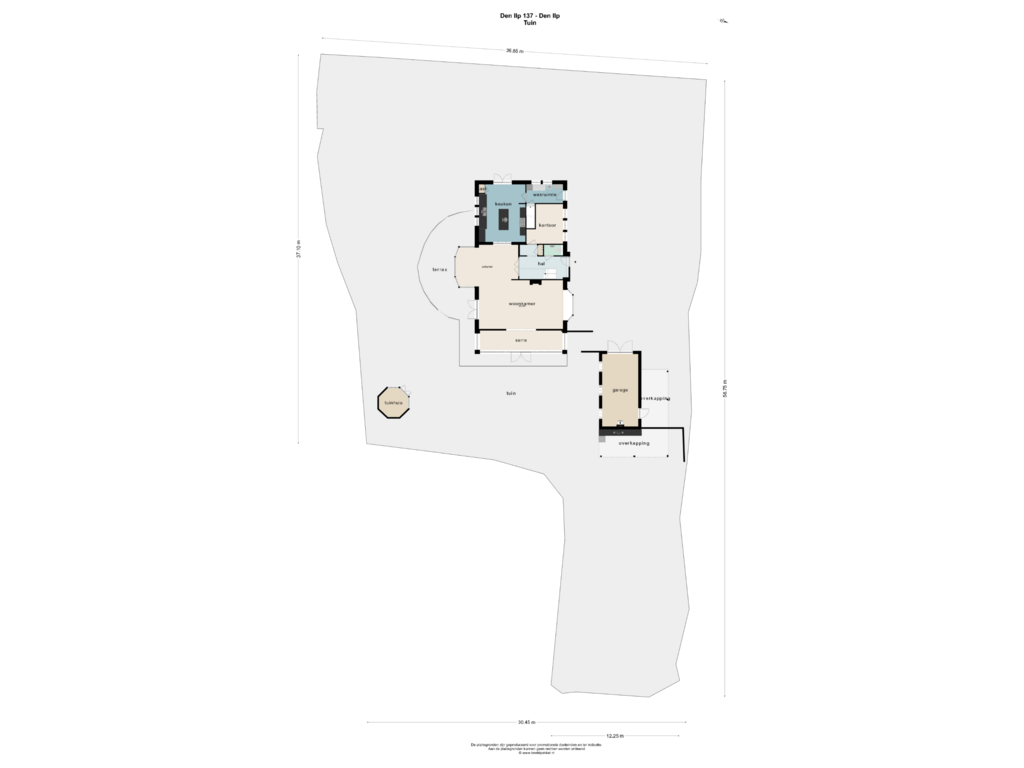 Bekijk plattegrond van TUIN van Den Ilp 137