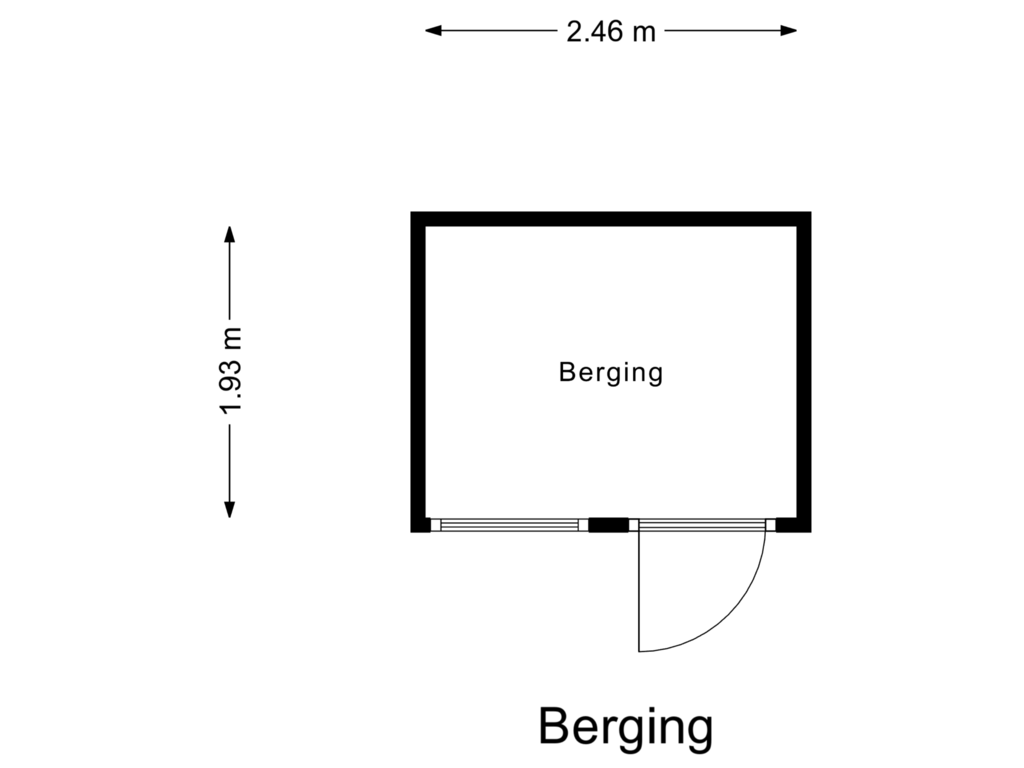 Bekijk plattegrond van Berging van Else Mauhsstraat 123