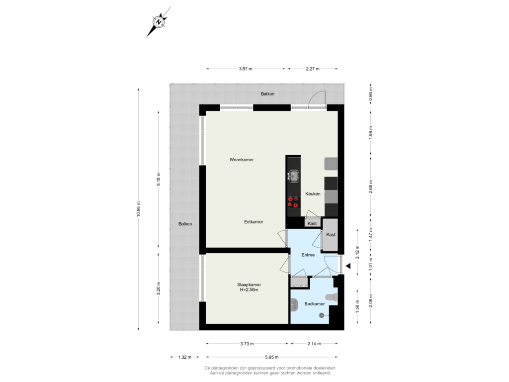 Bekijk plattegrond van 3de Verdieping van Jan Steenstraat 82