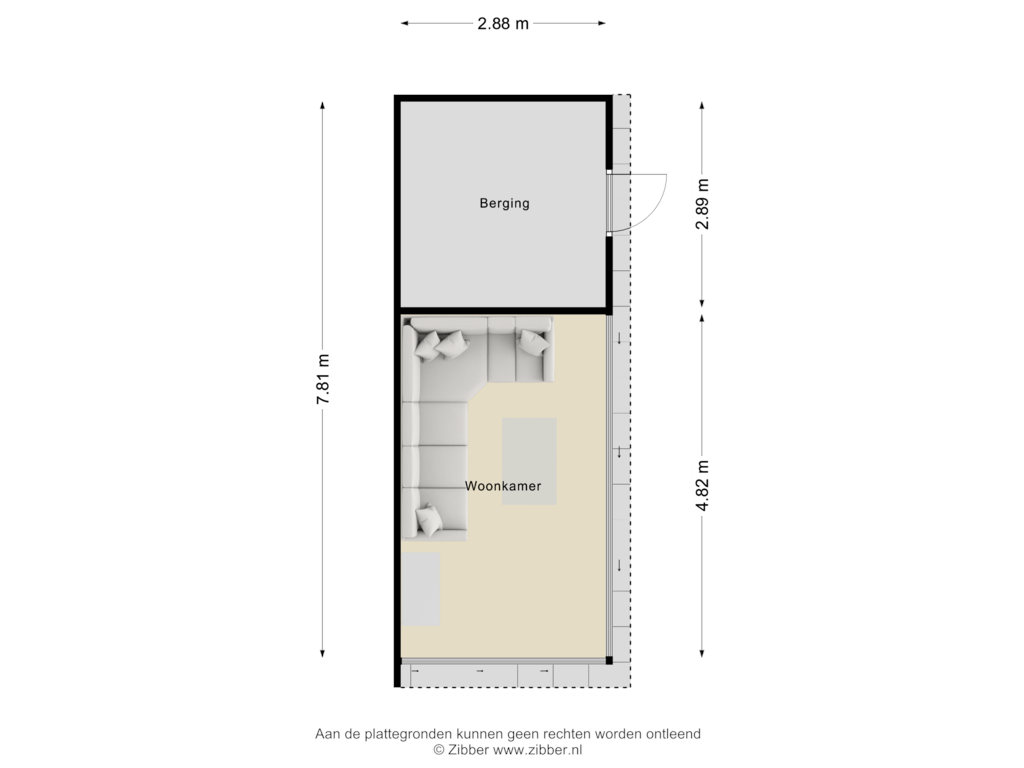 Bekijk plattegrond van Berging van Burgemeester Heldenslaan 13