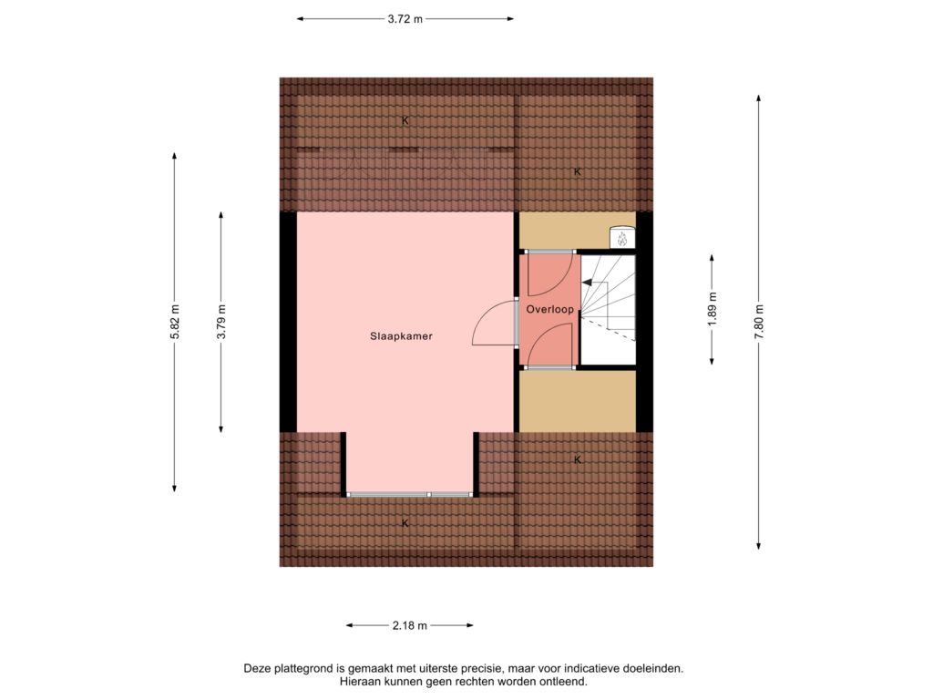 Bekijk plattegrond van 2e Verdieping van Wijngaard 113