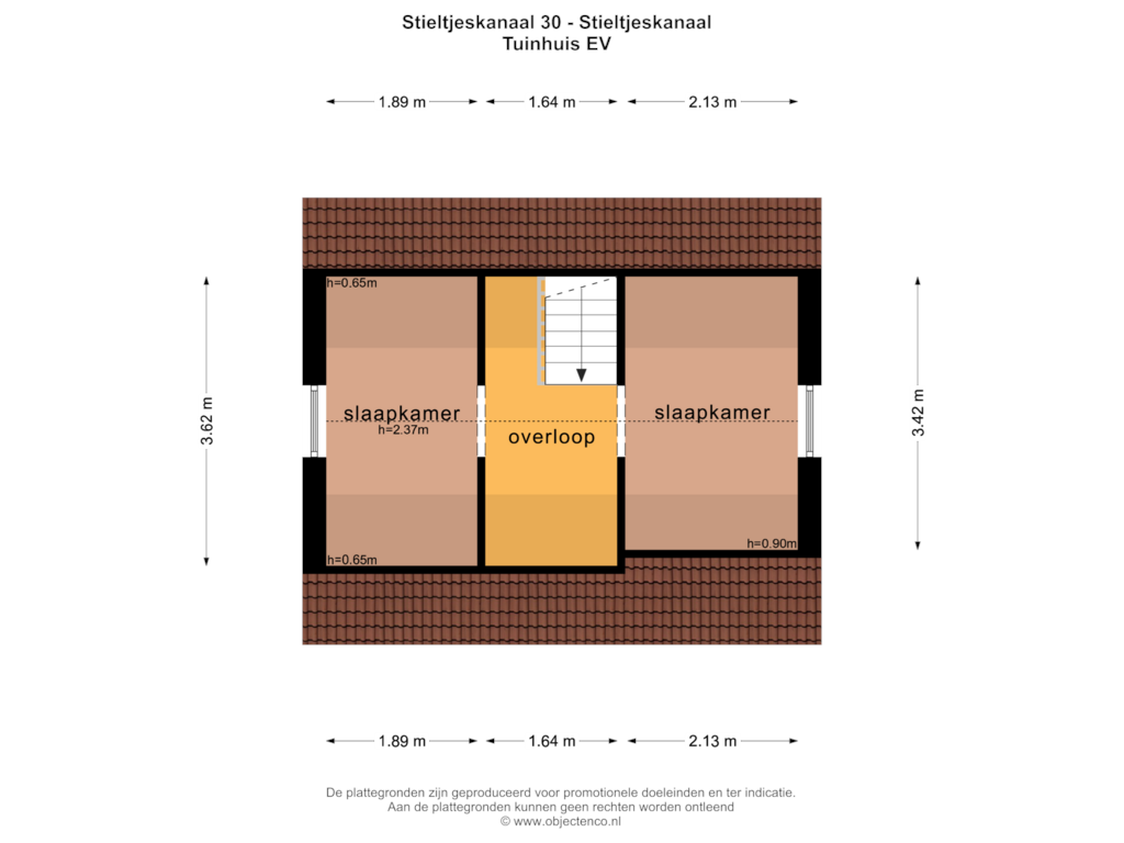 View floorplan of TUINHUIS EV of Stieltjeskanaal 30