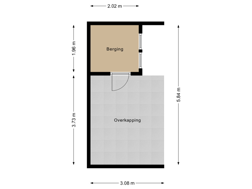 Bekijk plattegrond van Berging van Panheelstraat 7