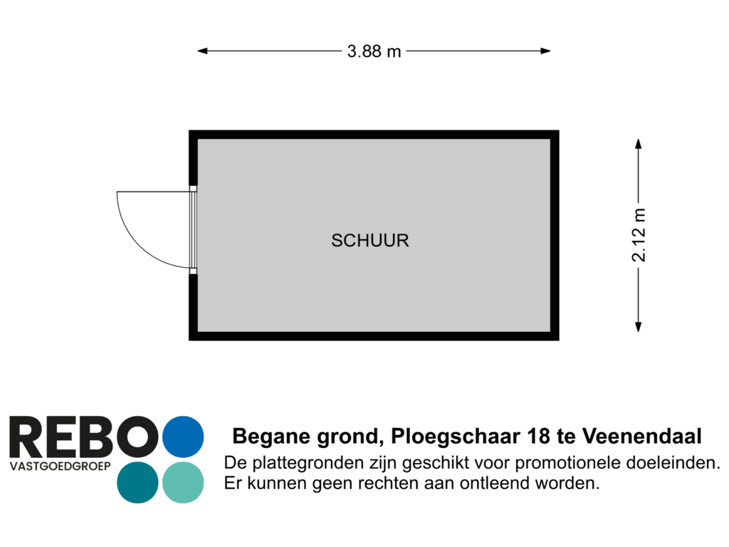 Bekijk plattegrond van Begane grond-Schuur van Ploegschaar 18