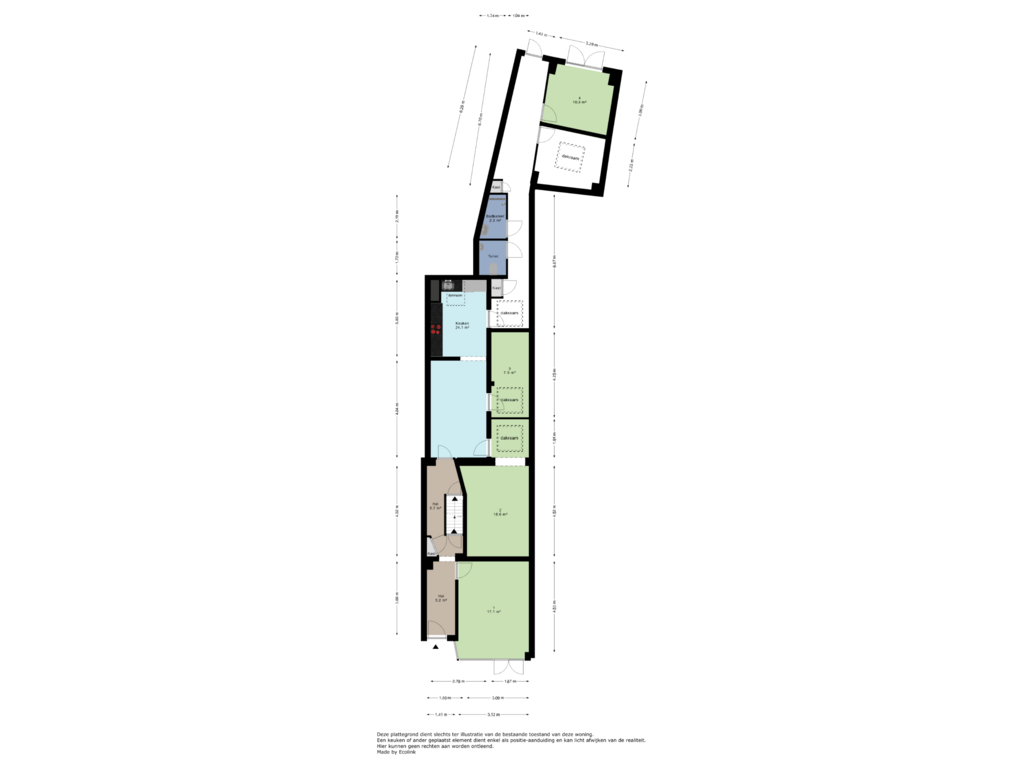 Bekijk plattegrond van Begane grond van Kluis 52