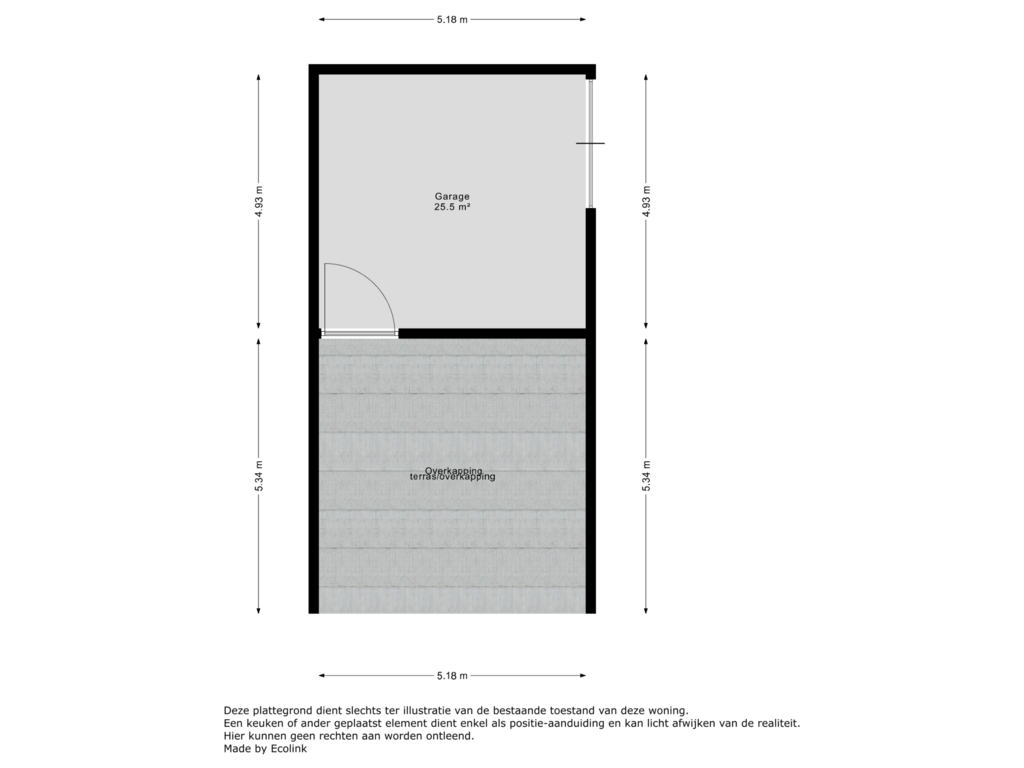 Bekijk plattegrond van Garage van Kluis 52