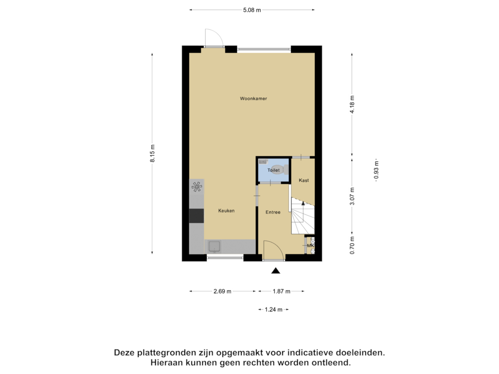 Bekijk plattegrond van Begane Grond van Diamantslijper 13