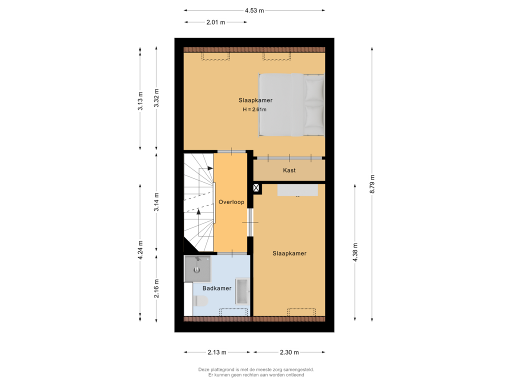 Bekijk plattegrond van Eerste verdieping van Empelenhof 22