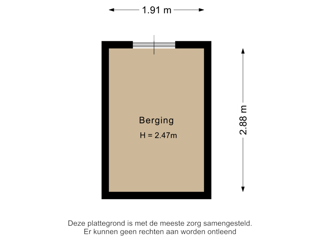 Bekijk plattegrond van Berging van Empelenhof 22