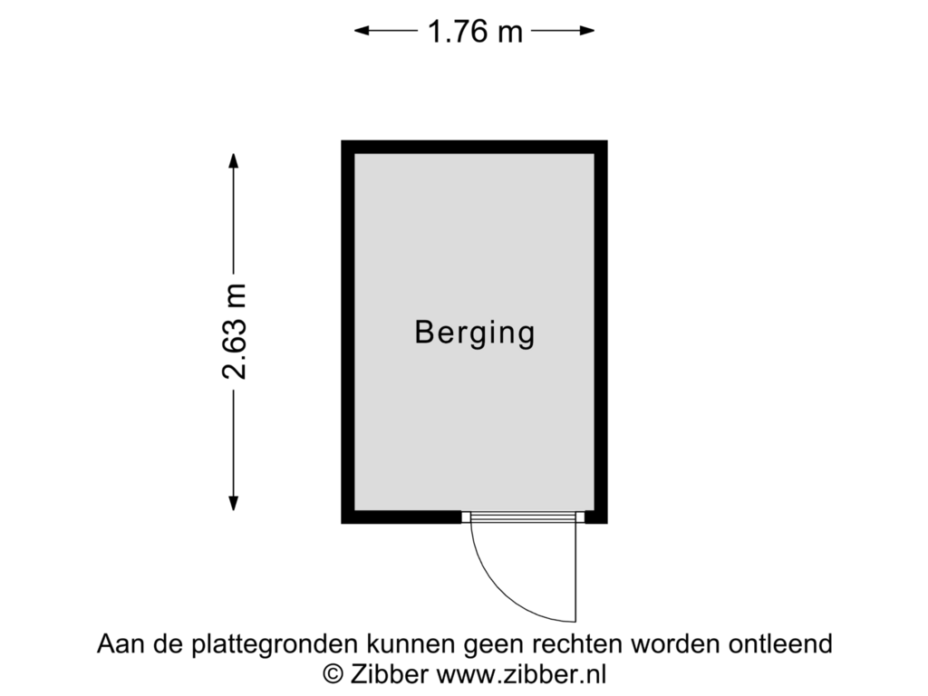 Bekijk plattegrond van Berging van Marskant 31-39