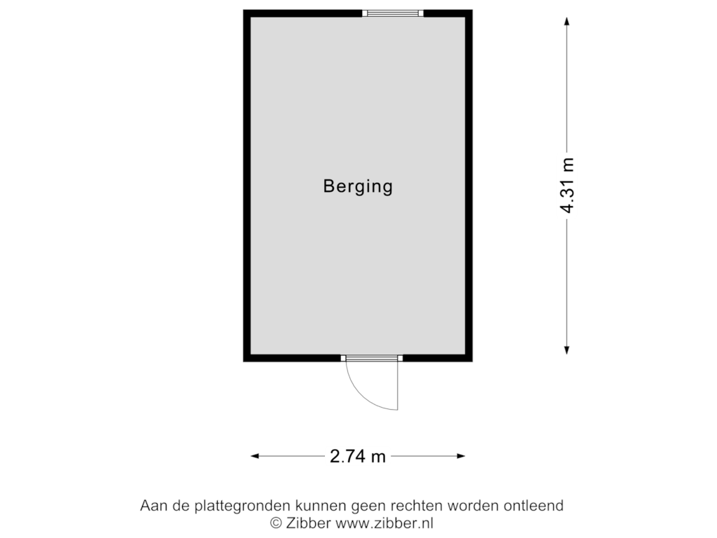 Bekijk plattegrond van Berging van Multatulistraat 98