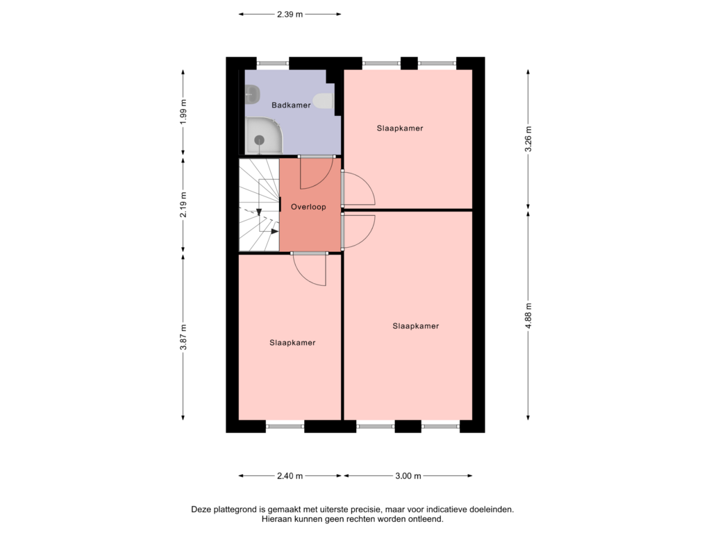 View floorplan of 1e Verdieping of Botter 42 9