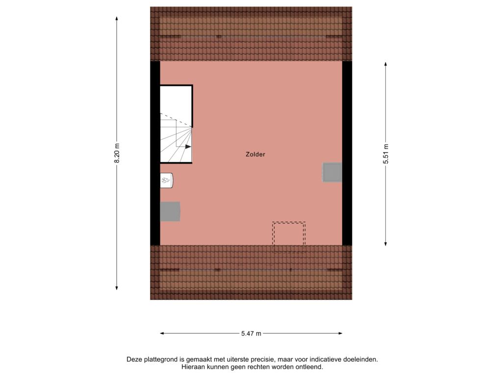 View floorplan of 2e Verdieping of Botter 42 9