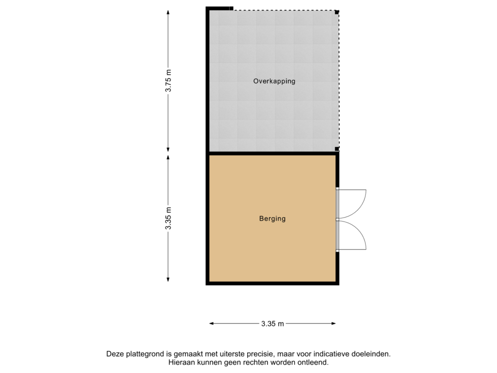 Bekijk plattegrond van Berging van Smidse 5