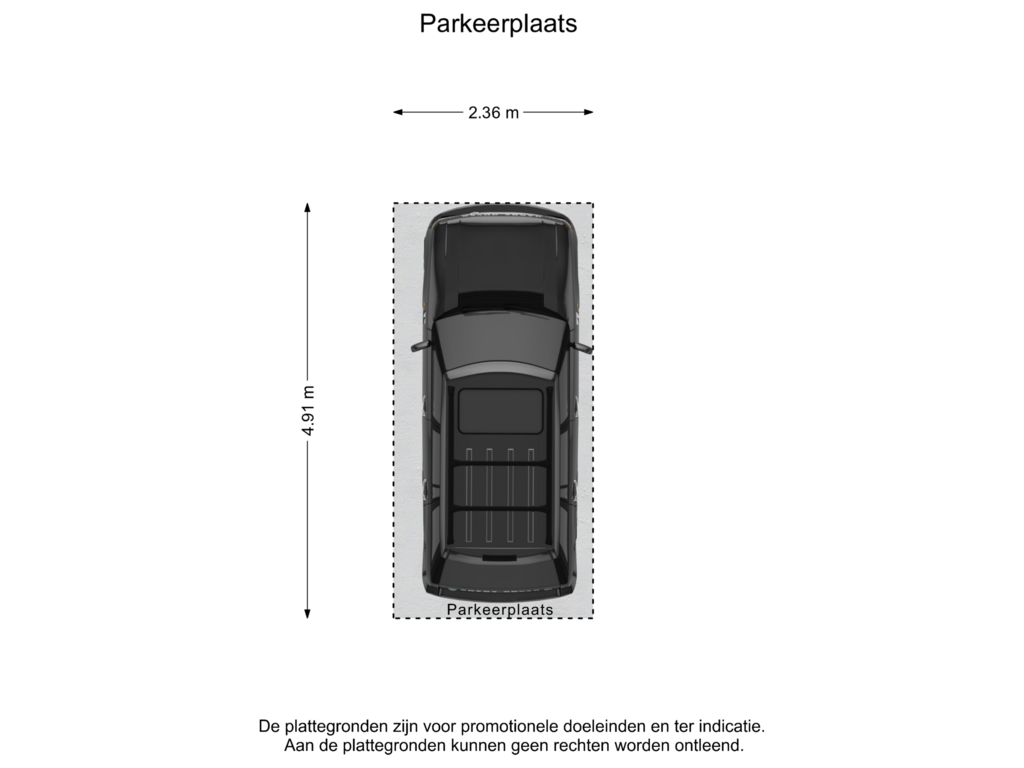 View floorplan of Parkeerplaats of Waalbandijk 135