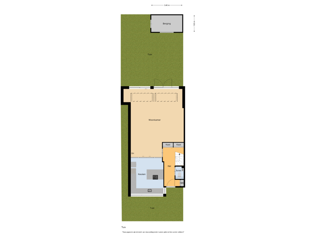 Bekijk plattegrond van Tuin van Titanialaan 21