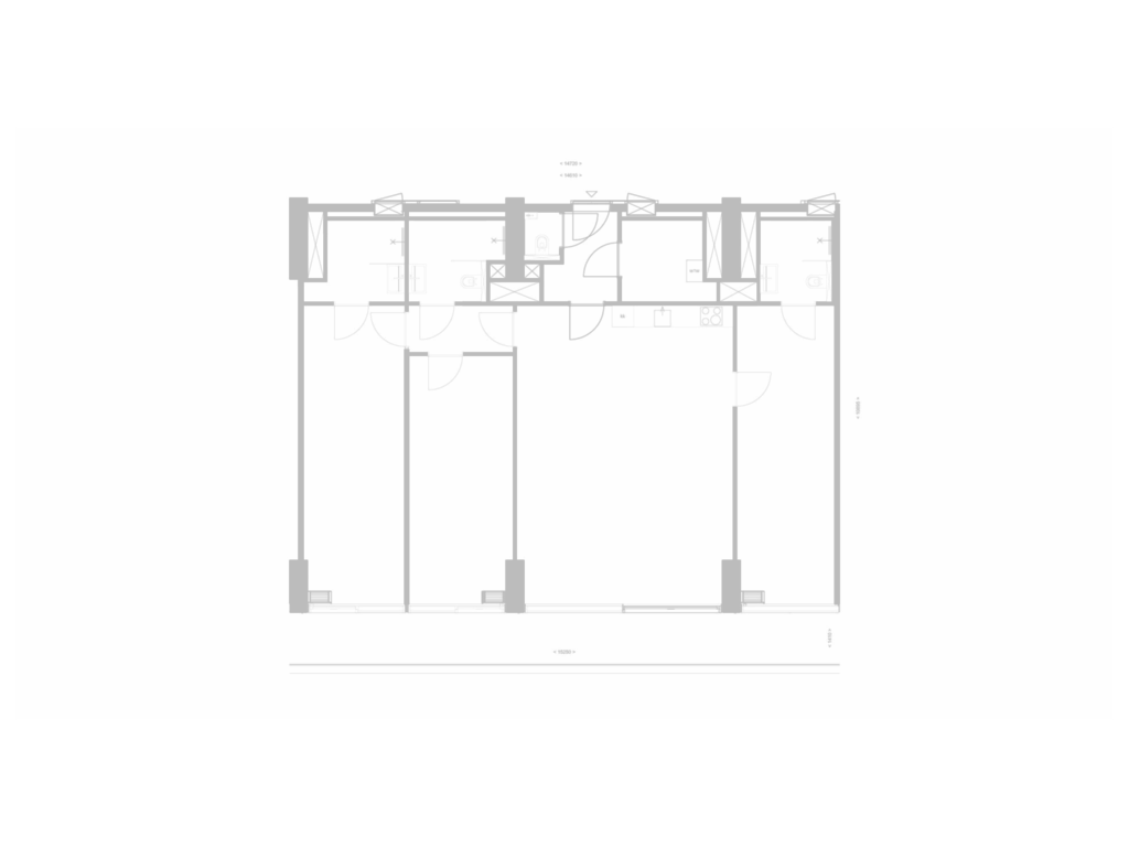 Bekijk plattegrond van First floor van Flexibele loft 150 m2 (Bouwnr. 4)