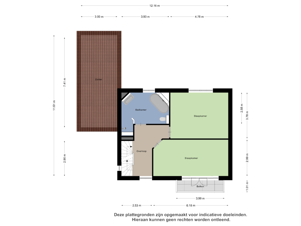 Bekijk plattegrond van Eerste Verdieping van Oud Brandevoort 24