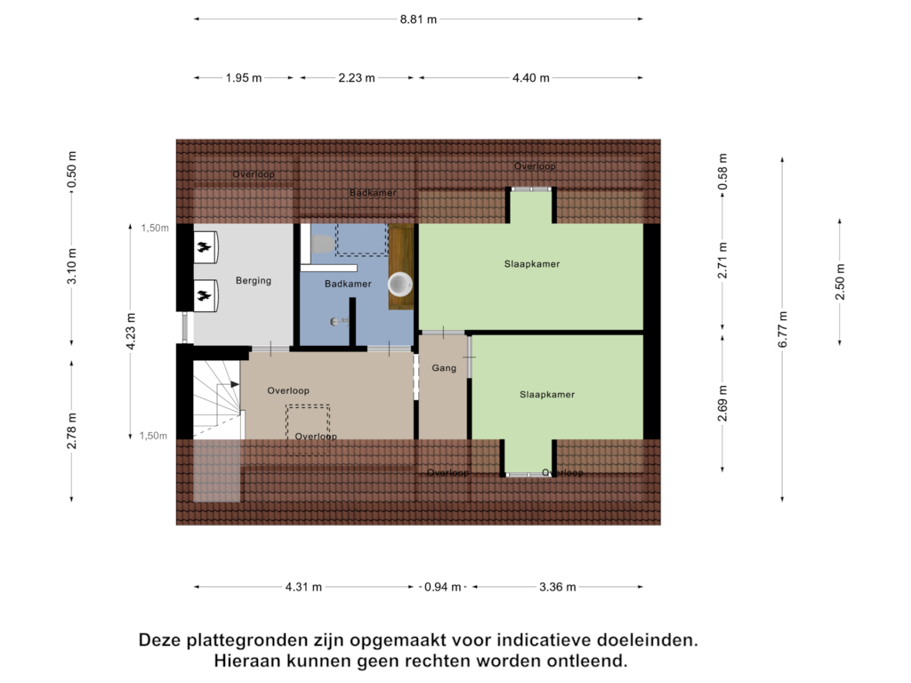 Bekijk plattegrond van Tweede Verdieping van Oud Brandevoort 24