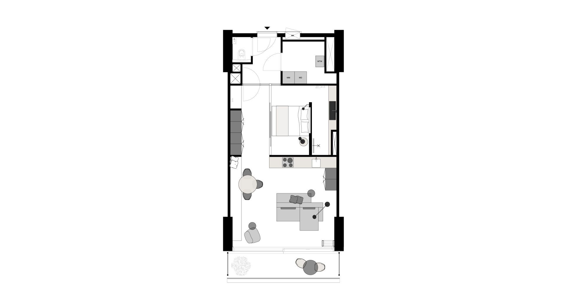 Foto 12 van Flexibele loft 60 m2 (Bouwnr. 117)