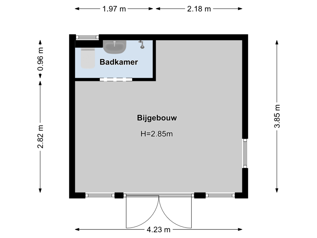 View floorplan of Floor 1 of Arkenpark De Plashoeve 7