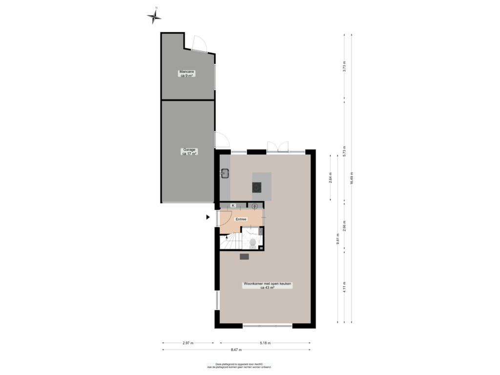 Bekijk plattegrond van Begane grond van Speenkruidstraat 246