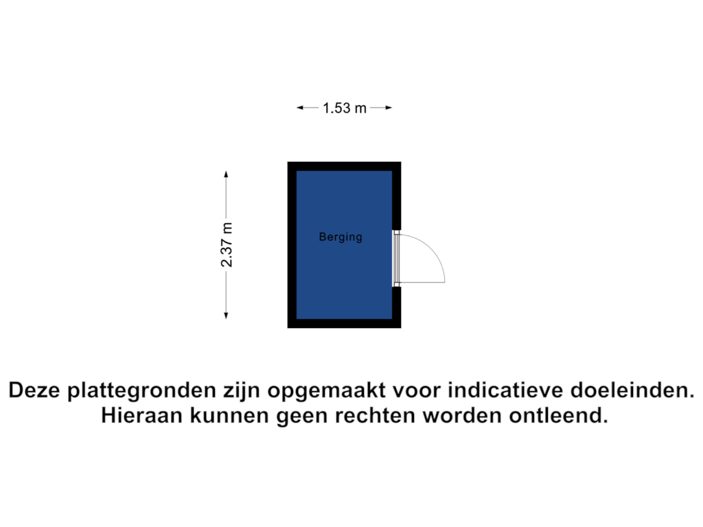 Bekijk plattegrond van Berging van Burgemeester D. Kooimanweg 619