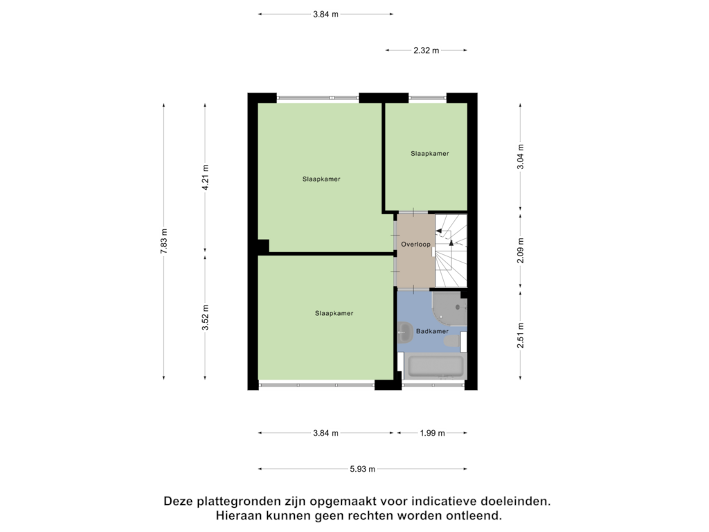 Bekijk plattegrond van Eerste Verdieping van Kruisakker 23