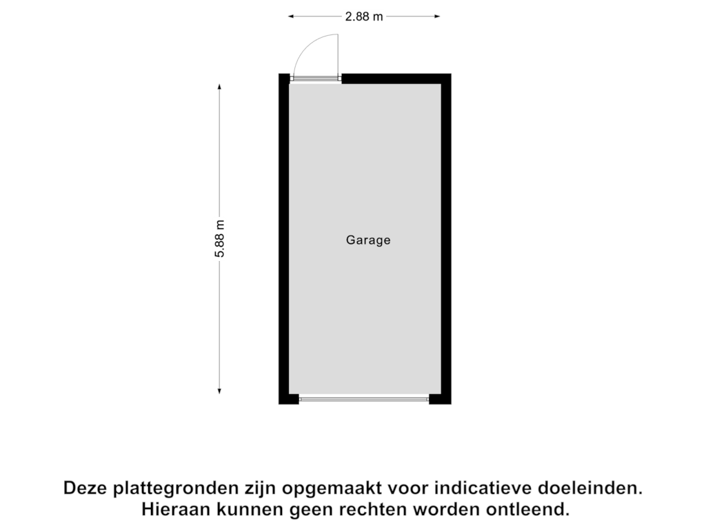 Bekijk plattegrond van Garage van Kruisakker 23