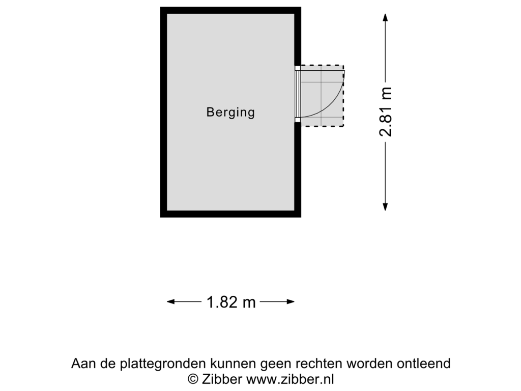 Bekijk plattegrond van Berging van Kromoord 4