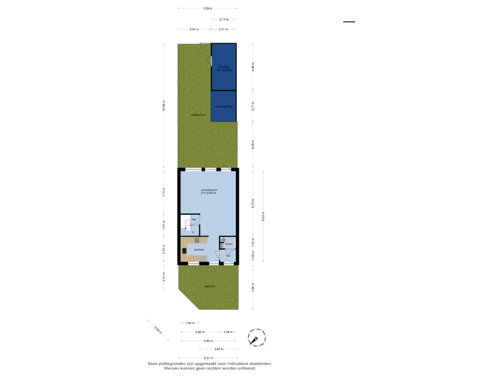 Bekijk plattegrond van Overzicht woning van Amer 27